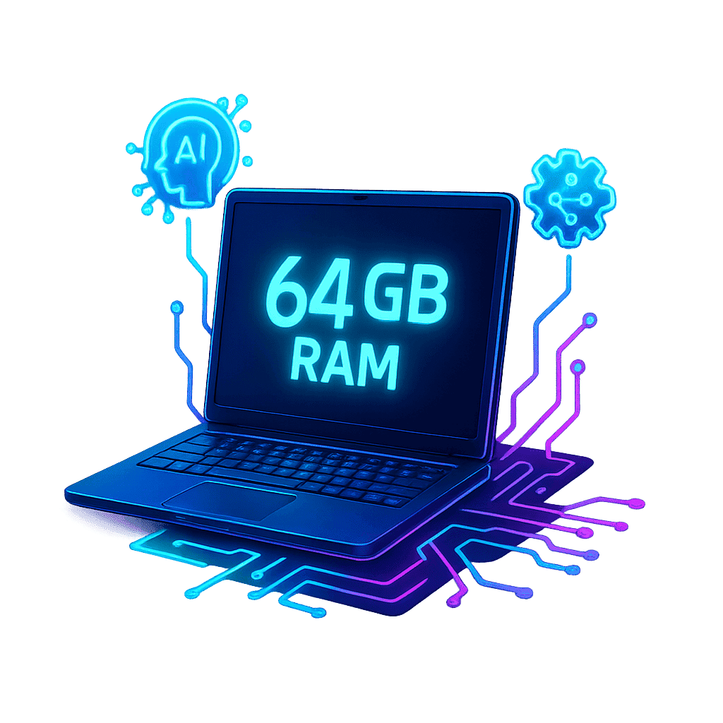 Why 64 GB RAM Is Essential for Modern AI Laptop